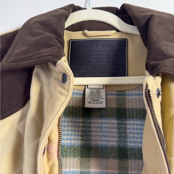 LL Bean Vintage Insulated Quilted Chore Jacket - Picture 5 of 16